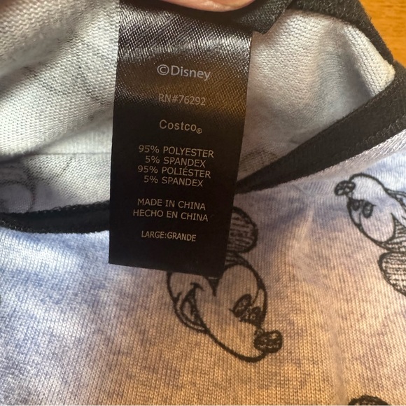 Disney Women’s Pajama Set - Light‎ Blue with Mickey Mouse - Picture 4 of 6